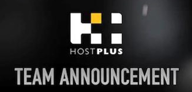 Qualifying Final HOSTPLUS Team Announcement