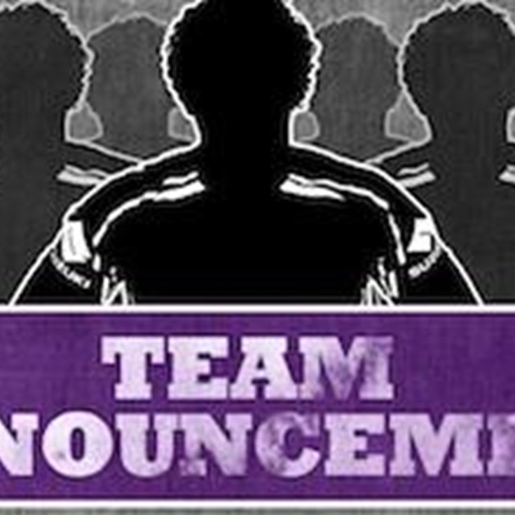 Rd. 10 v Raiders Team Announcement