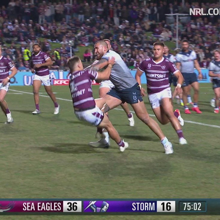 Nelson skittles them to get a late try