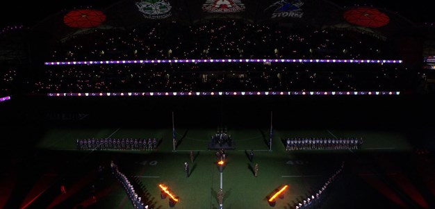 The ANZAC Day ceremony from Melbourne