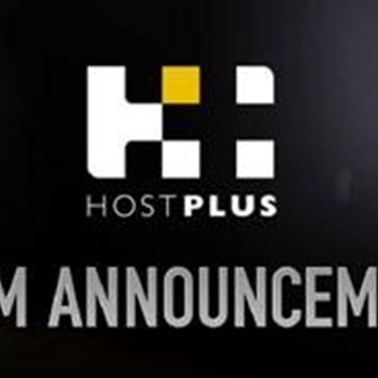 HOSTPLUS Team Announcement - Round 15