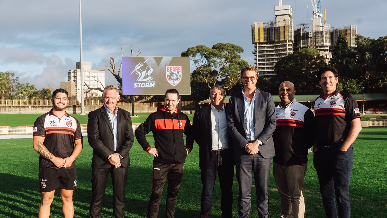 North Sydney Bears 2023 Home and Away jerseys. Made by