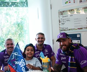 Storm pay special visit to Royal Children's Hospital